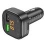 FM модулятор Borofone BC43 BT 5.0 (быстрый заряд) 18W QC3.0 Black