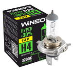 Галогенная лампа Winso Hyper H4 +30% 60/55W 12V(1 шт.) 712400