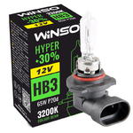 Галогенная лампа Winso Hyper HB3 +30% 65W 12V (1 шт.) 712500