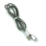 Кабель USB на Micro USB 1м M-017 Metal Silver Giper Auto круглый