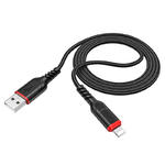 Кабель USB на Lightning 1м Hoco X59 2.4A nylon Black