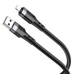 Кабель USB на Lightning (iPhone) 1,2м Borofone BU35 Black