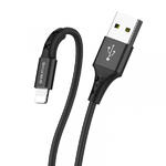 Кабель USB на Lightning (iPhone) 1м Borofone BX20 Black