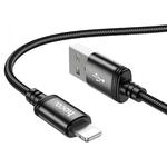 Кабель USB на Lightning (iPhone) 1м Hoco X89 Wind 2.4A Black