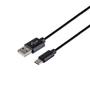 Кабель USB на Type-C 1м YJ-08 QC3.0 3A Black