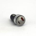 Зарядное устройство Car Charger 2 USB QC+PD LED 3.1A PD-300 (вольтметр, быстрый заряд, подсветка) Giper Auto