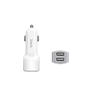 Зарядное устройство Hoco Z23 2 USB Dual-Port Car Charger White